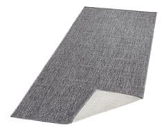 NORTHRUGS Běhoun Twin-Wendeteppiche 103097 grey cream – na ven i na doma 80x250