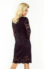 Numoco Dámské krajkové šaty Evrairin černá XL