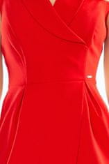 Numoco Dámské šaty 153-2 red + Ponožky Gatta Calzino Strech, červená, XL