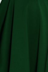 Numoco Dámské společenské šaty Raeburn tmavě zelená L