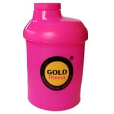 Šejkr Goldfitness růžový 300ml. 