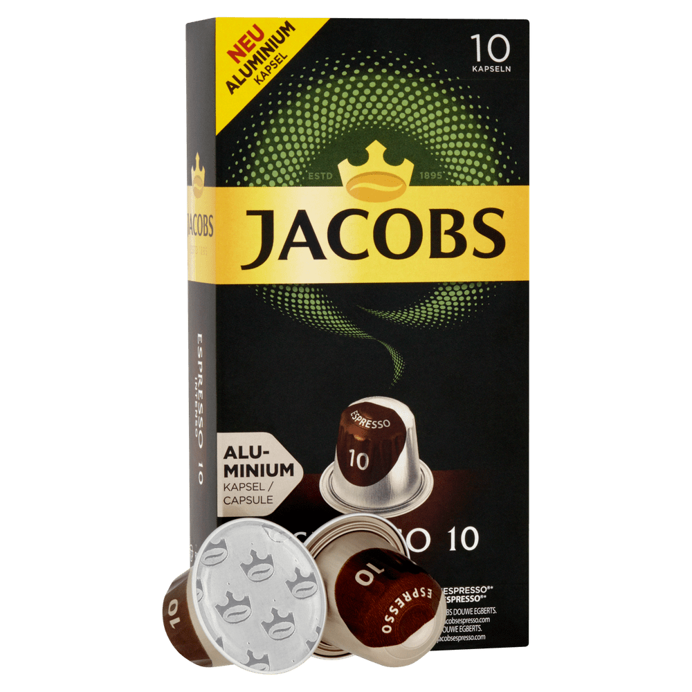 Jacobs Espresso Lungo intenzita 8, 10 ks kapslí pro Nespresso®*