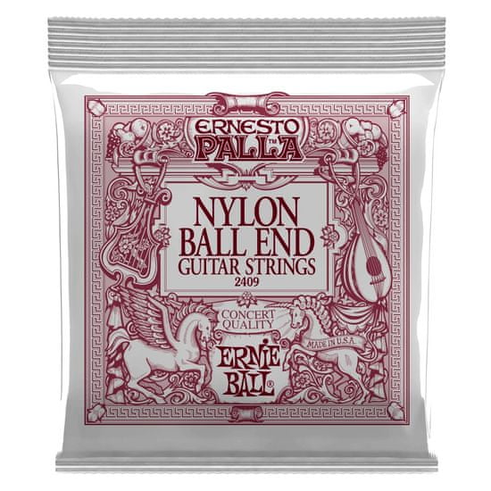 Ernie Ball 2409 Ernesto Palla Nylon Classical Black & Gold Ball End - struny na klasickou kytaru Medium Tension - 1ks