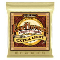 Ernie Ball 2006 Earthwood Extra Light 80/20 Bronze 10/50 - akustické struny - 1ks