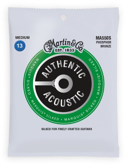 Martin Authentic Marquis 92/8 Phosphor Bronze Medium Kovové struny pro akustickou kytaru