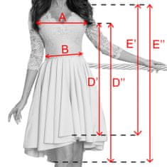 Numoco Dámské šaty 478-1 MAYA, vícebarevné, XS
