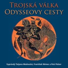 Petiška Eduard: Řecké báje a pověsti Trojská válka, Odysseovy cesty (2x CD)