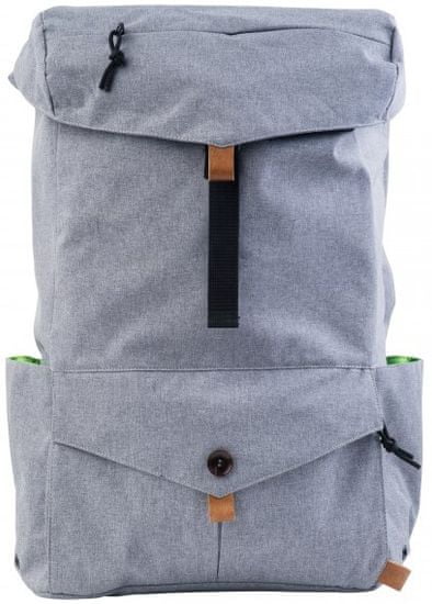 PKG DRI Drawstring Backpack 15” PKG-LB04-15-DRI-LGRY, světle šedý