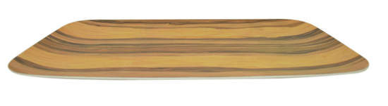 DUE ESSE Podnos Bamboo Nature 40,5 x 25,5 cm, tmavý