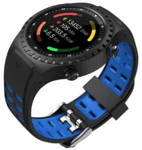 Chytré hodinky Evolveo SportWatch M1S, tepová frekvence, srdeční aktivita, GPS trasa, monitorování spánku