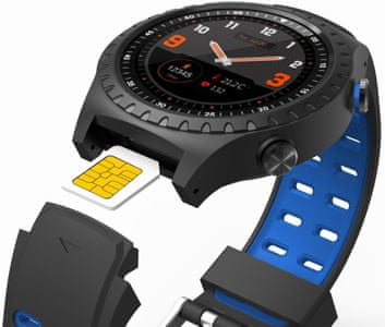 Chytré hodinky Evolveo SportWatch M1S, SIM karta, notifikace, funkce najít telefon