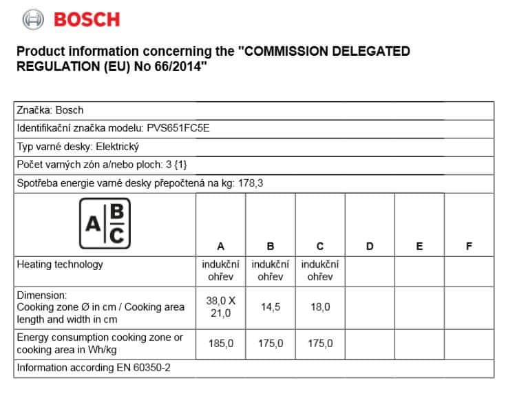 Bosch indukční deska PVS651FC5E