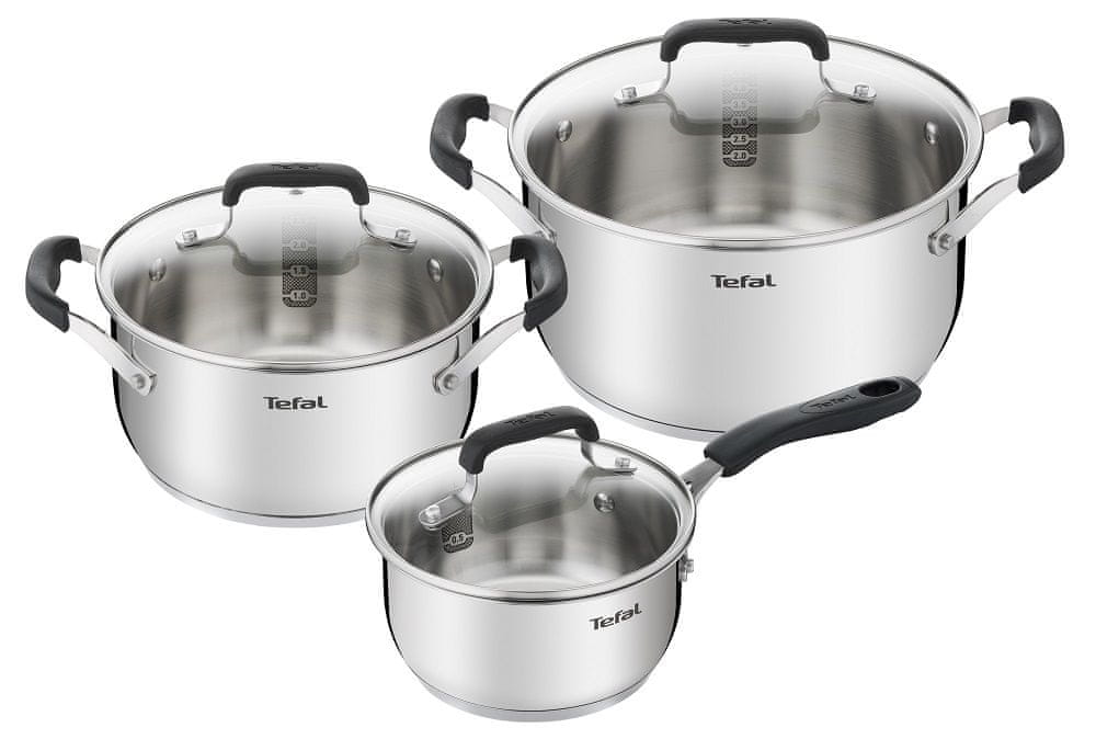 Tefal Sada nádobí 6 ks Cook&Cool E493S674