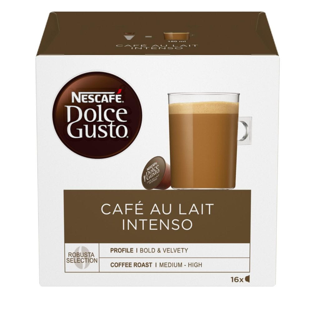 NESCAFÉ Dolce Gusto® kávové kapsle Café au Lait Intenso 3balení