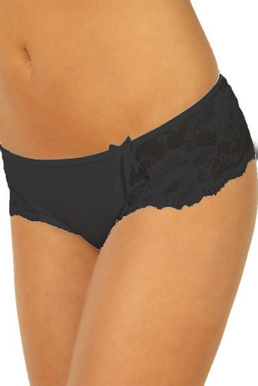 MoDo Dámská tanga 65 black + Ponožky Gatta Calzino Strech