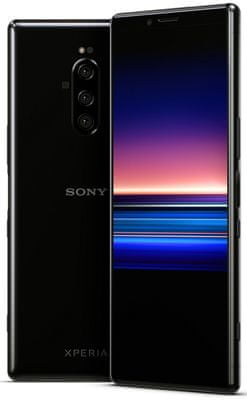 Sony Xperia 1, výkonný procesor, velký displej, trojitý fotoaparát, rozlišení 4K HDR, OLED, velká paměť