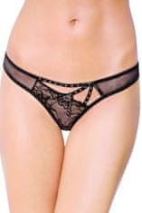 SoftLine Dámská tanga 2441 black + Ponožky Gatta Calzino Strech, černá, M/L