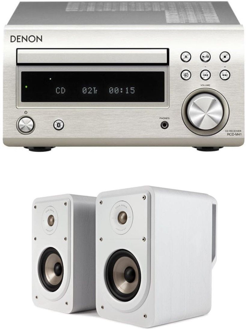 Denon RCD-M41, s. + Polk S15e, b. | MALL.CZ