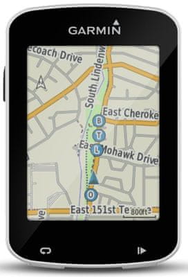 GPS navigace na kolo Garmin Edge 820, cyklomapy Evropy, navigování, notifikace z telefonu, detekce nehody, dotykový displej