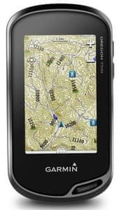 Turistická GPS navigace Garmin Oregon 750t PRO, turistická topografická mapa Evropy, fotoaparát