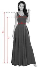 Numoco Dámské šaty 411-2 CRYSTAL, červená, XS