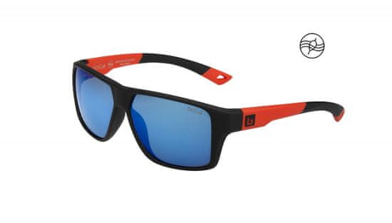 Bollé Brecken (plovoucí) Black Red Hd Polarized Offshore Blue - 12459