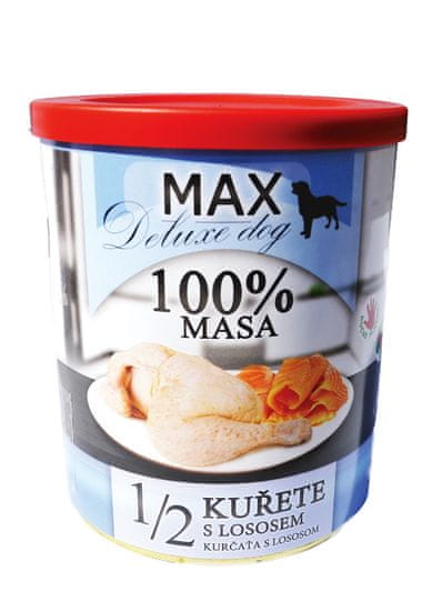 FALCO MAX deluxe 1/2 kuřete s lososem 800g