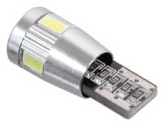 Compass Žárovka 6 SMD LED 12V T10 s rezistorem CAN-BUS ready bílá