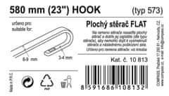 Compass Stěrač FLAT BULK (HOOK) 23"/580mm