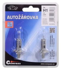 Compass Žárovka 12V H1 100W P14,5s blister 2ks