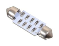 Compass Žárovka 27 SMD LED 12V suf. SV8.5 38mm bílá