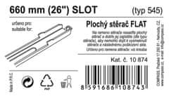 Compass Stěrač FLAT BULK (SLOT) 26"/660mm