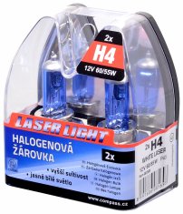 Compass Žárovka 12V H4 60/55W P43t WHITE LASER 2ks