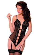 SoftLine Dámské body Tina black, černá, S/M