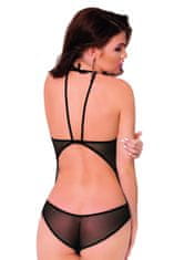 SoftLine Dámské body Olivia black + Ponožky Gatta Calzino Strech, černá, M/L