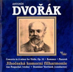 Jihočeská komorní filharmonie: Koncert A moll pro housle, Op.53, Romance, Mazurek