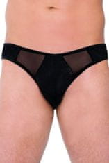 SoftLine Pánská tanga 4466 black, černá, M/L