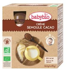 Babybio Krém, kakao, krupička 4x85 g