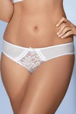 Ava Dámská tanga 1396 white + Ponožky Gatta Calzino Strech, bílá, XL