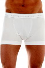 Brubeck Pánské boxerky 00501A white + Ponožky Gatta Calzino Strech, bílá, S