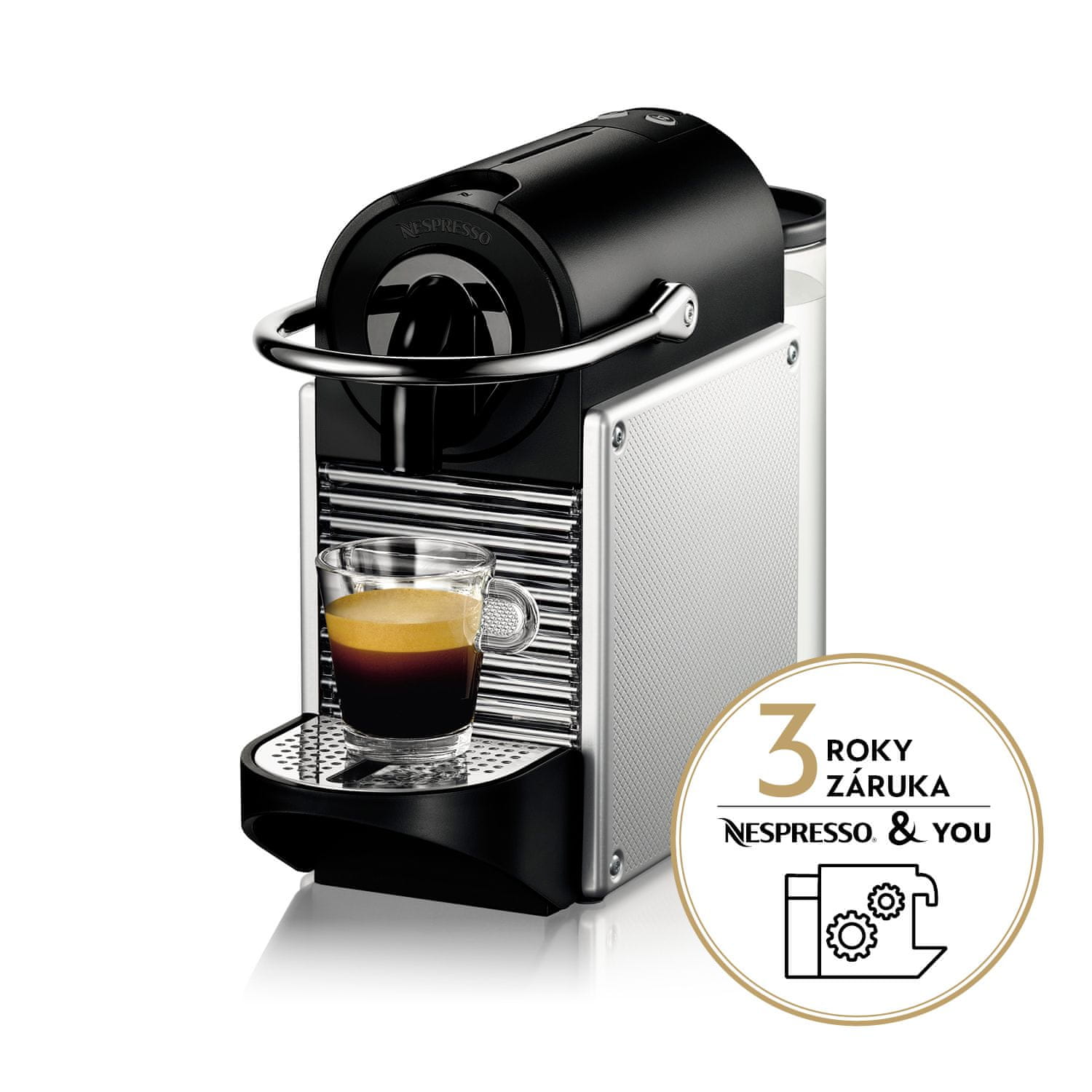 Nespresso k vovar na kapsle De Longhi Pixie St brn EN125.S MALL.CZ