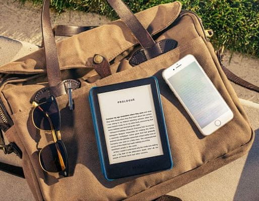Čtečka e-knih Amazon Kindle 2019, e-ink displej, elektronický inkoust, LED nasvícení