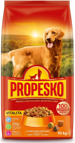 Propesko granule Vitalita s důbežím, hovězím a zeleninou 10 kg