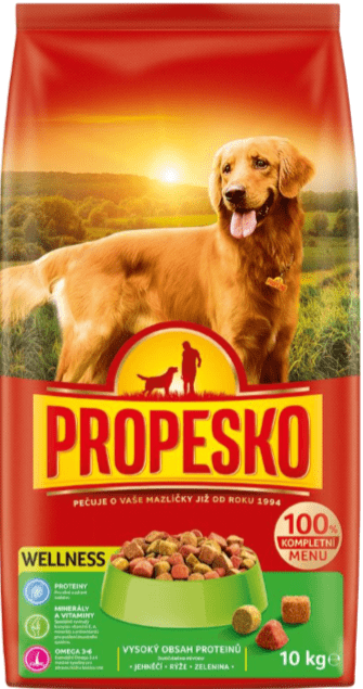 Propesko granule Wellness s jehněčím, rýží a zeleninou 10 kg