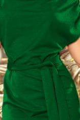 Numoco Dámské šaty 240-1 + Ponožky Gatta Calzino Strech, zelená, S