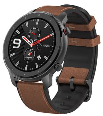 Chytré hodinky Xiaomi Amazfit GTR, barevný AMOLED displej, dlouhá výdrž, multisport, GPS, Glonass, tepová frekvence, srdeční zóny