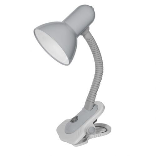 Kanlux Kanlux SUZI stolní lampa stříbrná HR-60-SR max.1x60W E27 s klipem 07150