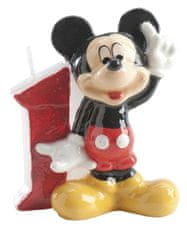 Dekora Dortová svíčka Mickey 6,5cm číslo 1 