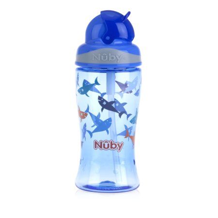 Nuby Hrnek netekoucí se sklápěcím brčkem 360 ml