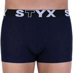 Styx Pánské boxerky sportovní guma tmavě modré (G963) - velikost S